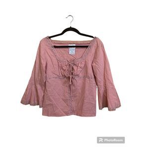 XOXO Women's Top Size M Long Sleeve Dusty Rose